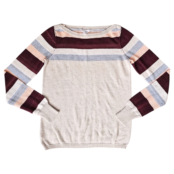 BCBGeneration Sweaters - BCBGeneration Colorblock Boat Neck Sweater - Size M
